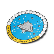 USS Dwight D. Eisenhower (CVN-69) Die-Cut Vinyl Sticker Decal Tactically Acquired   