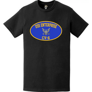 USS Enterprise (CV-6) Aircraft Carrier T-Shirt Tactically Acquired   