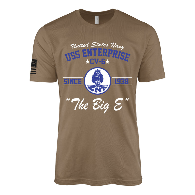 USS Enterprise CV-6 Since 1938 Legacy T-Shirt | The Big E WW2