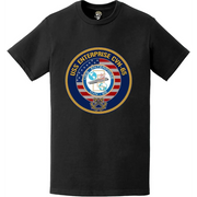 USS Enterprise (CVN-65) American Flag Emblem T-Shirt Tactically Acquired   