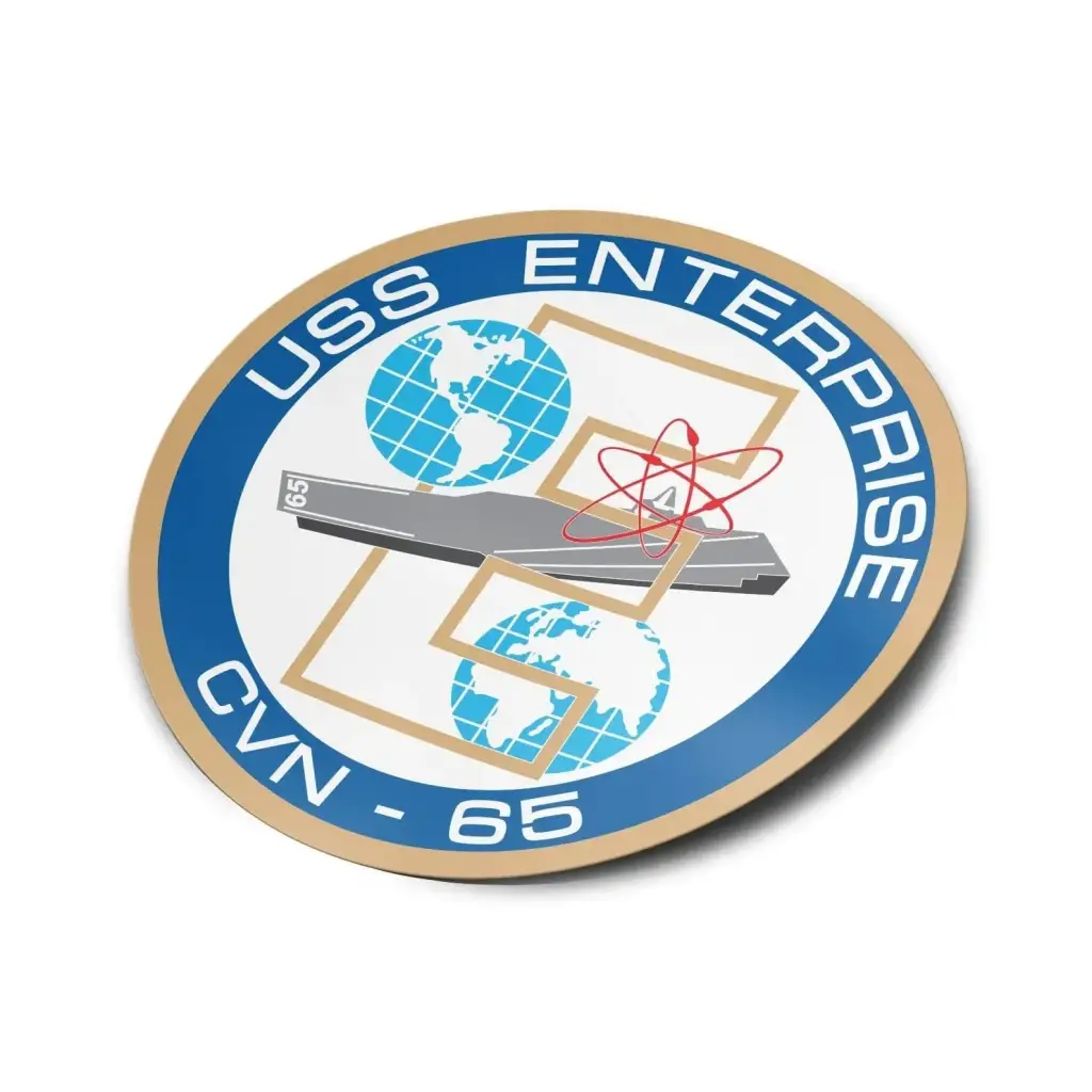 USS Enterprise (CVN-65) Die-Cut Vinyl Sticker Decal Tactically Acquired   