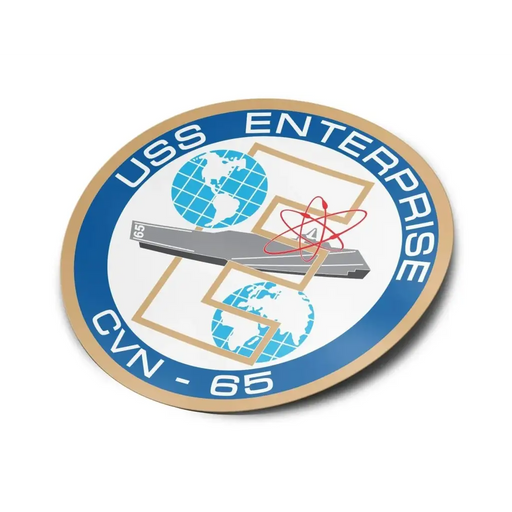 USS Enterprise (CVN-65) Die-Cut Vinyl Sticker Decal Tactically Acquired   