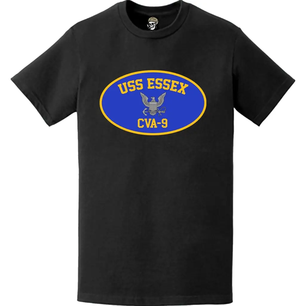 USS Essex (CVA-9) Aircraft Carrier T-Shirt Tactically Acquired   