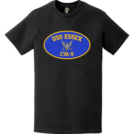 USS Essex (CVA-9) Aircraft Carrier T-Shirt Tactically Acquired   