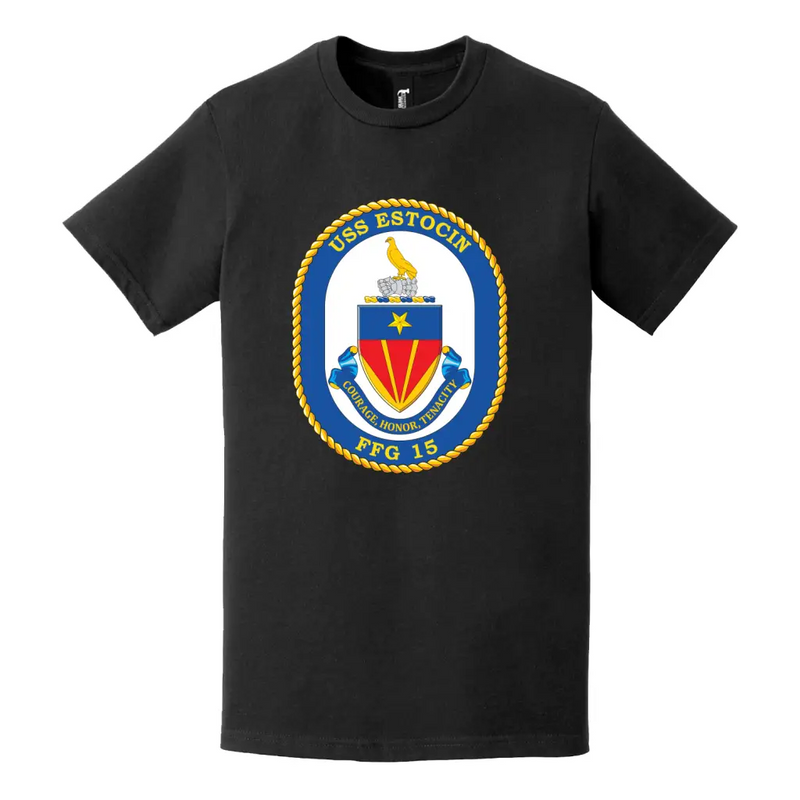 USS Estocin (FFG-15) Logo Emblem T-Shirt