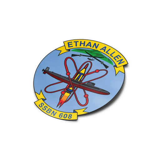 USS Ethan Allen (SSBN-608) Die-Cut Vinyl Sticker Decal Tactically Acquired   