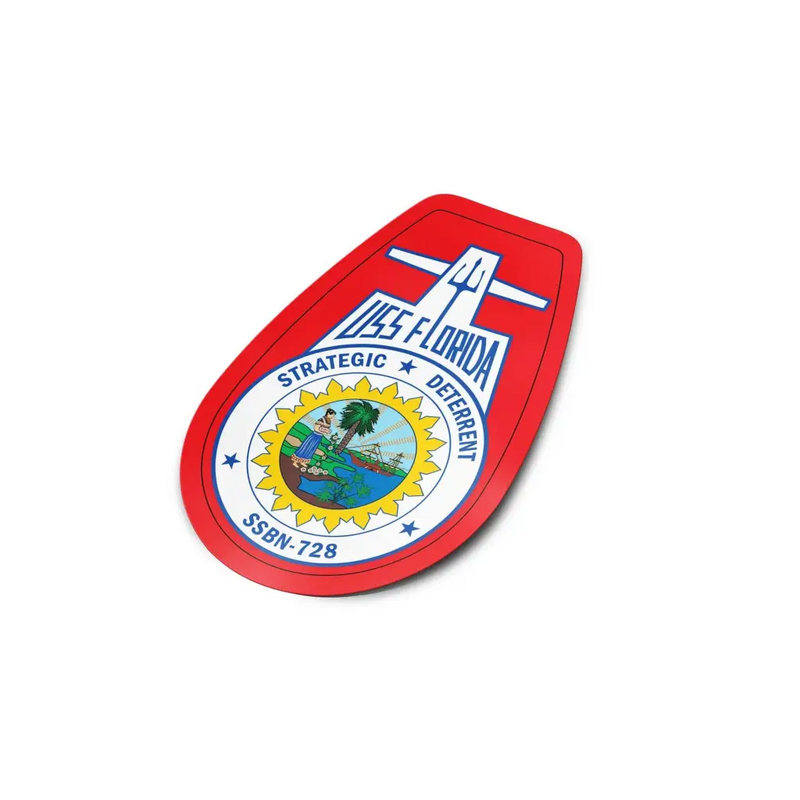 USSフロリダ (SSBN-728) ダイカットビニールステッカー デカール