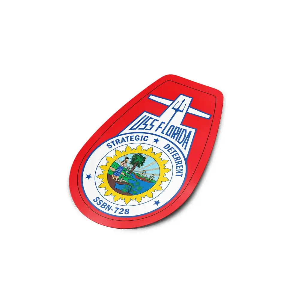 USS Florida (SSBN-728) Die-Cut Vinyl Sticker Decal Tactically Acquired   