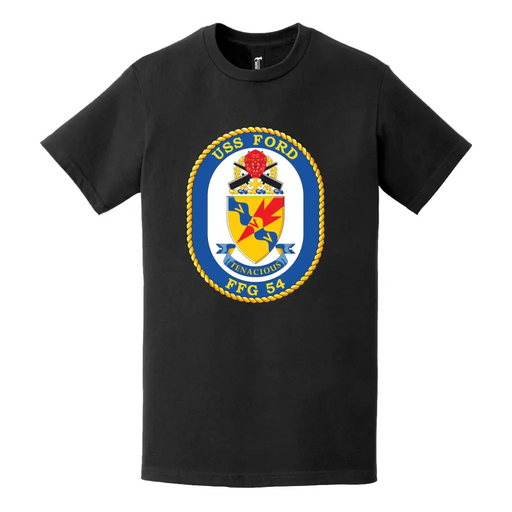 USS Ford (FFG-54) Logo Emblem T-Shirt Tactically Acquired   