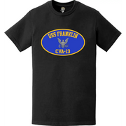 USS Franklin (CVA-13) Aircraft Carrier T-Shirt Tactically Acquired   