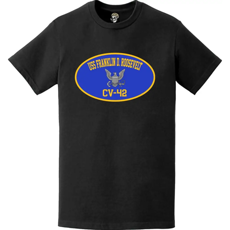 USS Franklin D. Roosevelt (CV-42) Aircraft Carrier T-Shirt