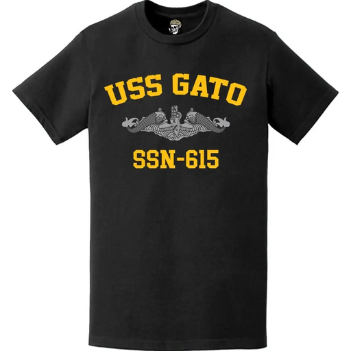 USS Gato (SSN-615) Submarine T-Shirt Tactically Acquired   