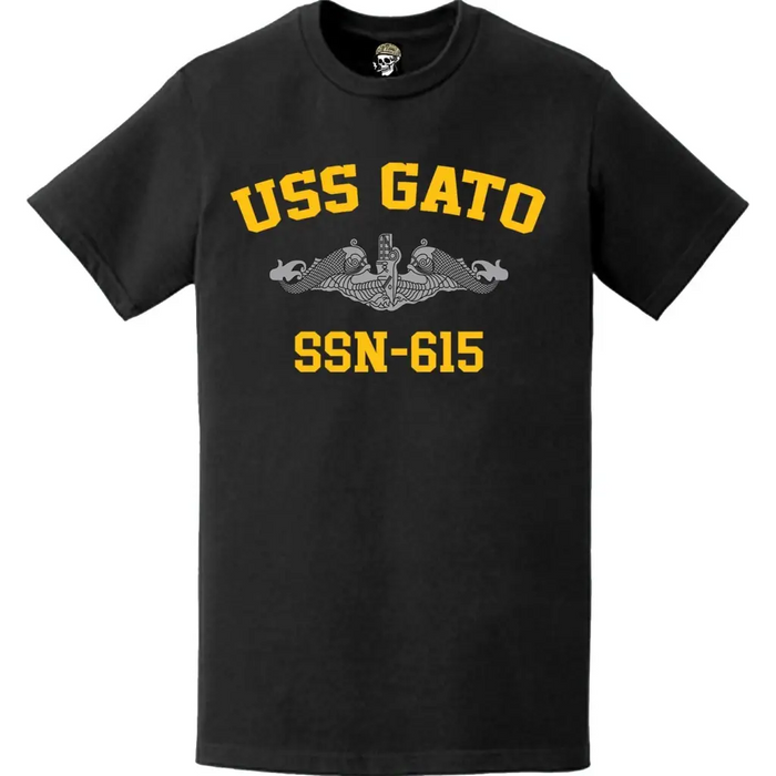 USS Gato (SSN-615) Submarine T-Shirt Tactically Acquired   