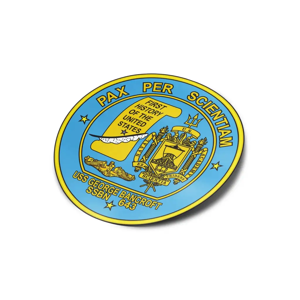 USS George Bancroft (SSBN-643) Die-Cut Vinyl Sticker Decal Tactically Acquired   