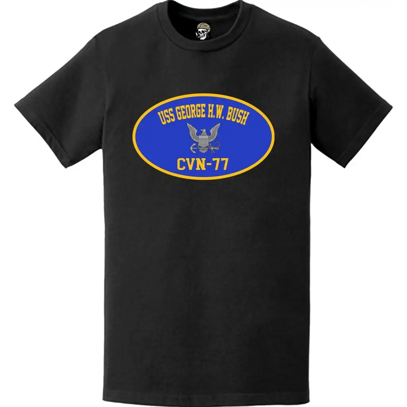 USS George H.W. Bush (CVN-77) Aircraft Carrier T-Shirt