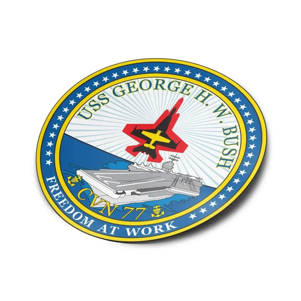 USS George H.W. Bush (CVN-77) Die-Cut Vinyl Sticker Decal Tactically Acquired   