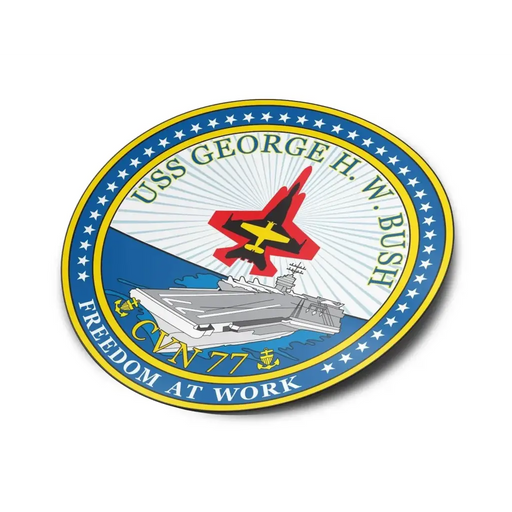 USS George H.W. Bush (CVN-77) Die-Cut Vinyl Sticker Decal Tactically Acquired   