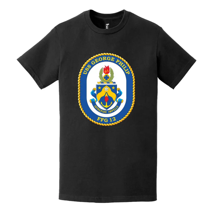 USS George Philip (FFG-12) Logo Emblem T-Shirt Tactically Acquired   