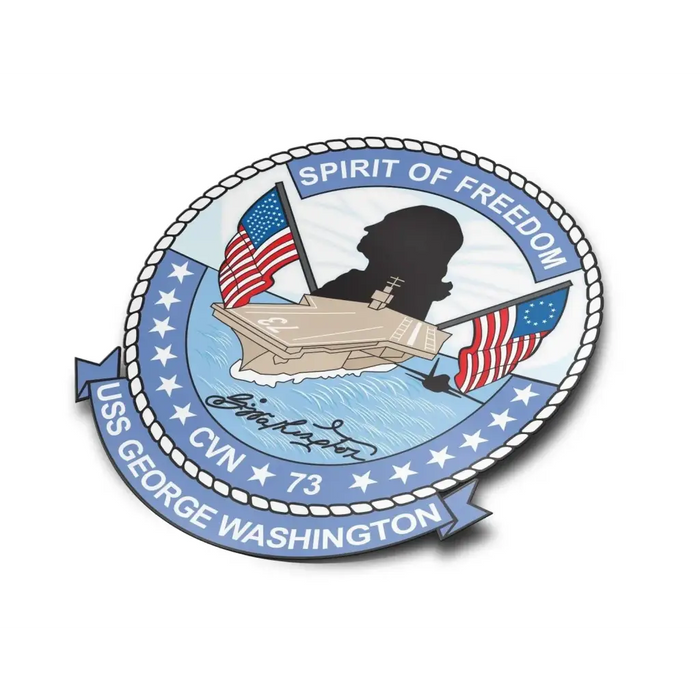 USS George Washington (CVN-73) Die-Cut Vinyl Sticker Decal Tactically Acquired   