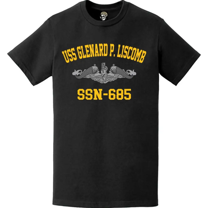 USS Glenard P. Liscomb (SSN-685) Submarine T-Shirt Tactically Acquired   