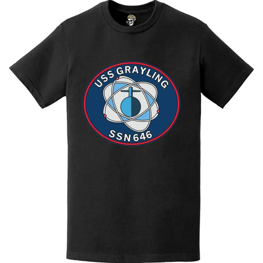 USS Grayling (SSN-646) Submarine Logo T-Shirt Tactically Acquired   