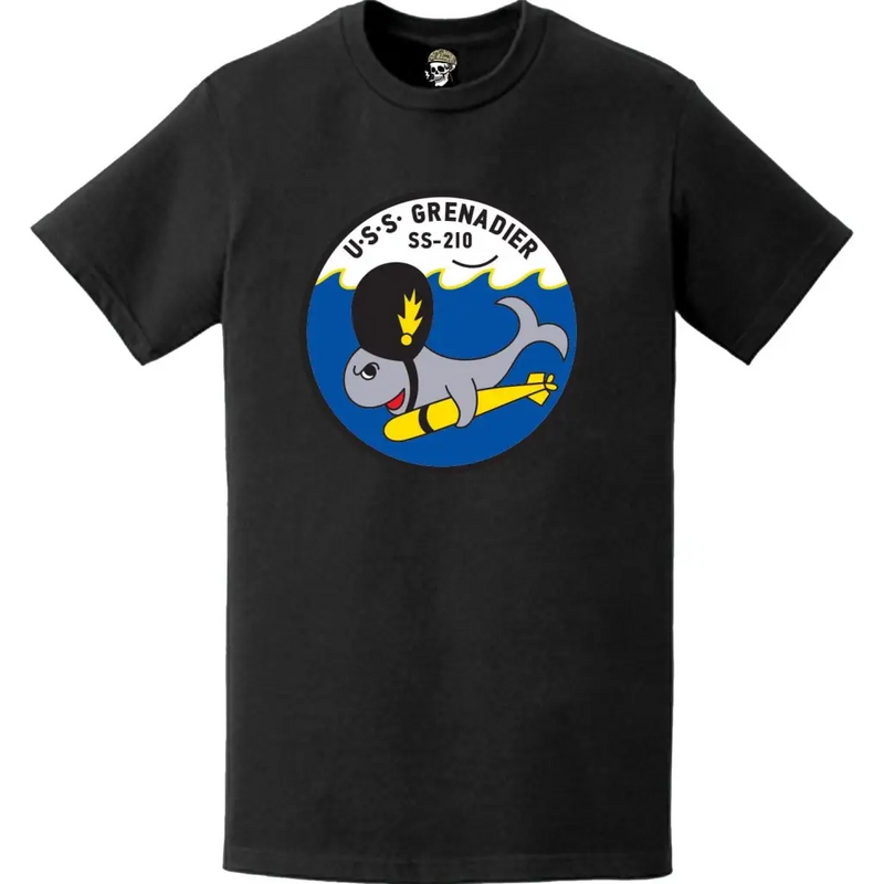 USS Grenadier (SS-210) Submarine Logo T-Shirt