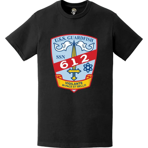 USS Guardfish (SSN-612) Submarine Logo T-Shirt Tactically Acquired   