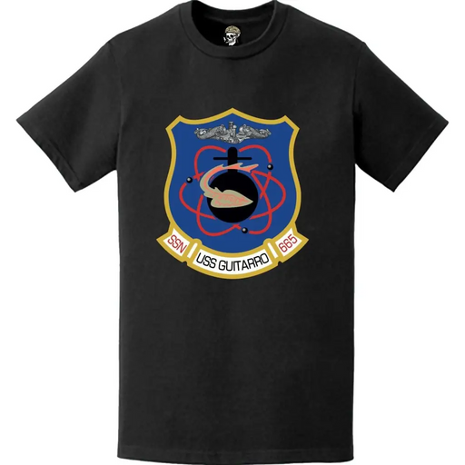 USS Guitarro (SSN-665) Submarine Logo T-Shirt Tactically Acquired   