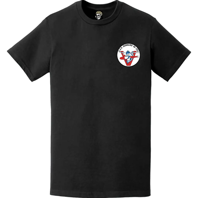 USS Gurnard (SS-254) Submarine Left Chest Logo Emblem T-Shirt