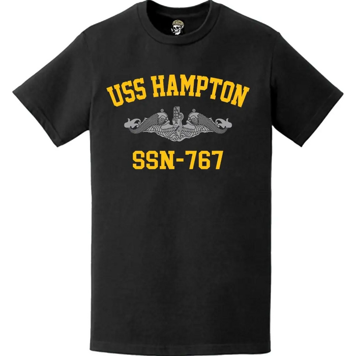 USS Hampton (SSN-767) Submarine T-Shirt Tactically Acquired   