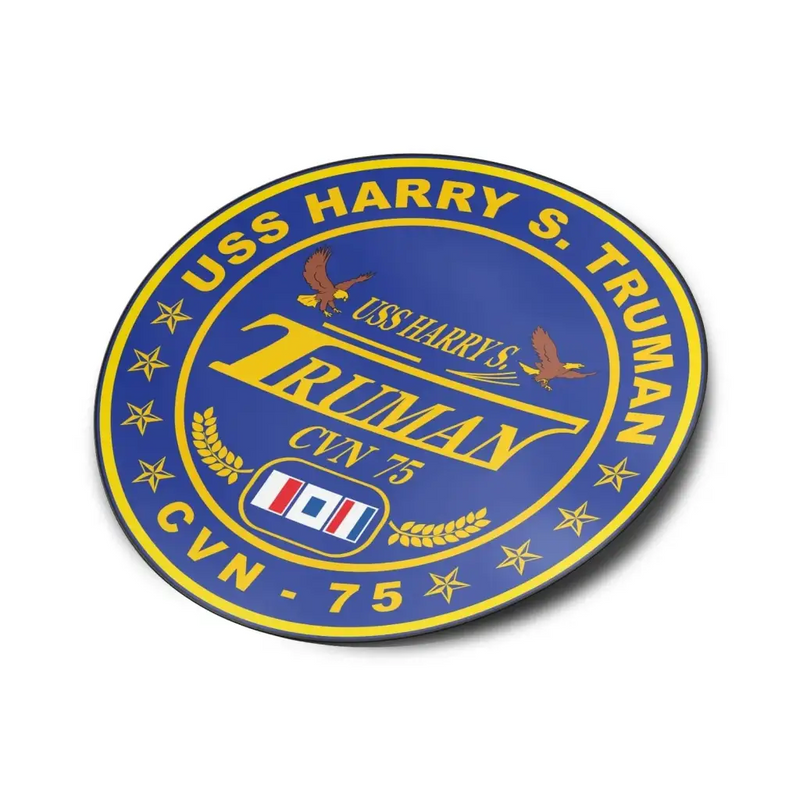 USS Harry S. Truman (CVN-75) Vinyl Die-Cut Sticker Decal