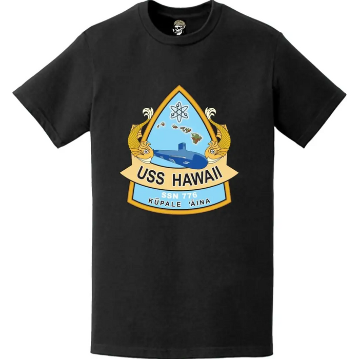 USS Hawaii (SSN-776) Submarine Logo T-Shirt Tactically Acquired   