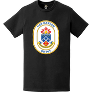 USS Hayler (DD-997) Ship's Crest Logo T-Shirt Tactically Acquired   