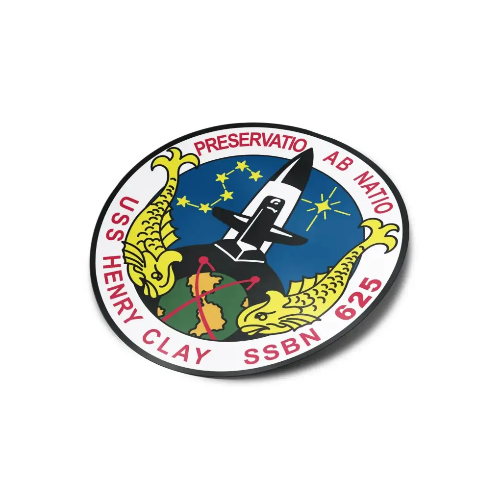 USS Henry Clay (SSBN-625) Die-Cut Vinyl Sticker Decal Tactically Acquired   