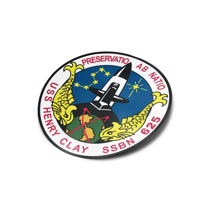 USS Henry Clay (SSBN-625) Die-Cut Vinyl Sticker Decal Tactically Acquired   