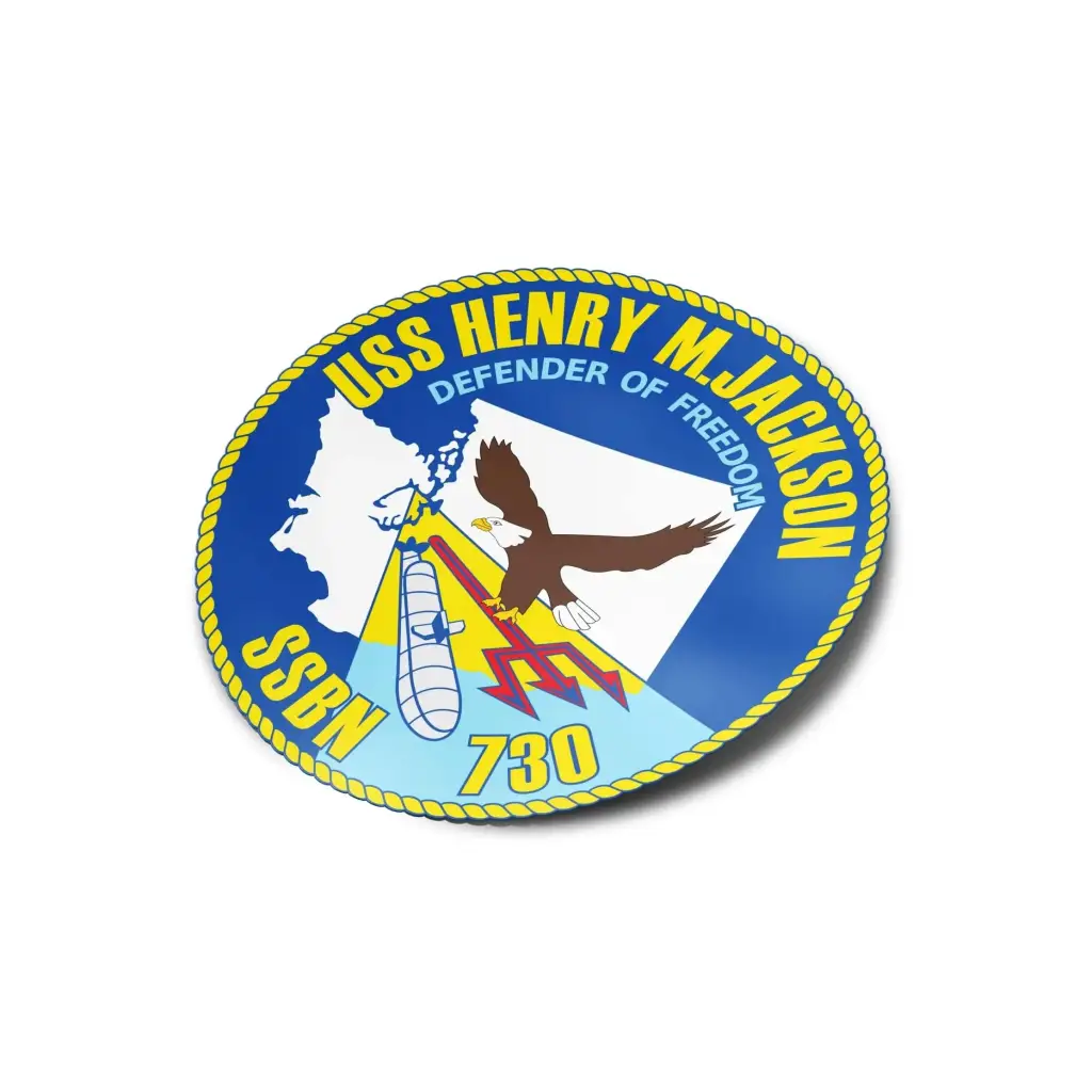 USS Henry M. Jackson (SSBN-730) Die-Cut Vinyl Sticker Decal Tactically Acquired   