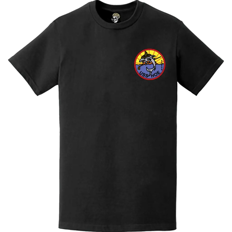 USS Hoe (SS-258) Submarine Left Chest Logo Emblem T-Shirt