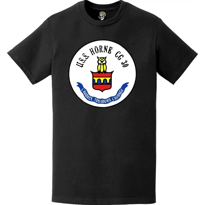 USS Horne (CG-30) Ship's Crest Logo T-Shirt