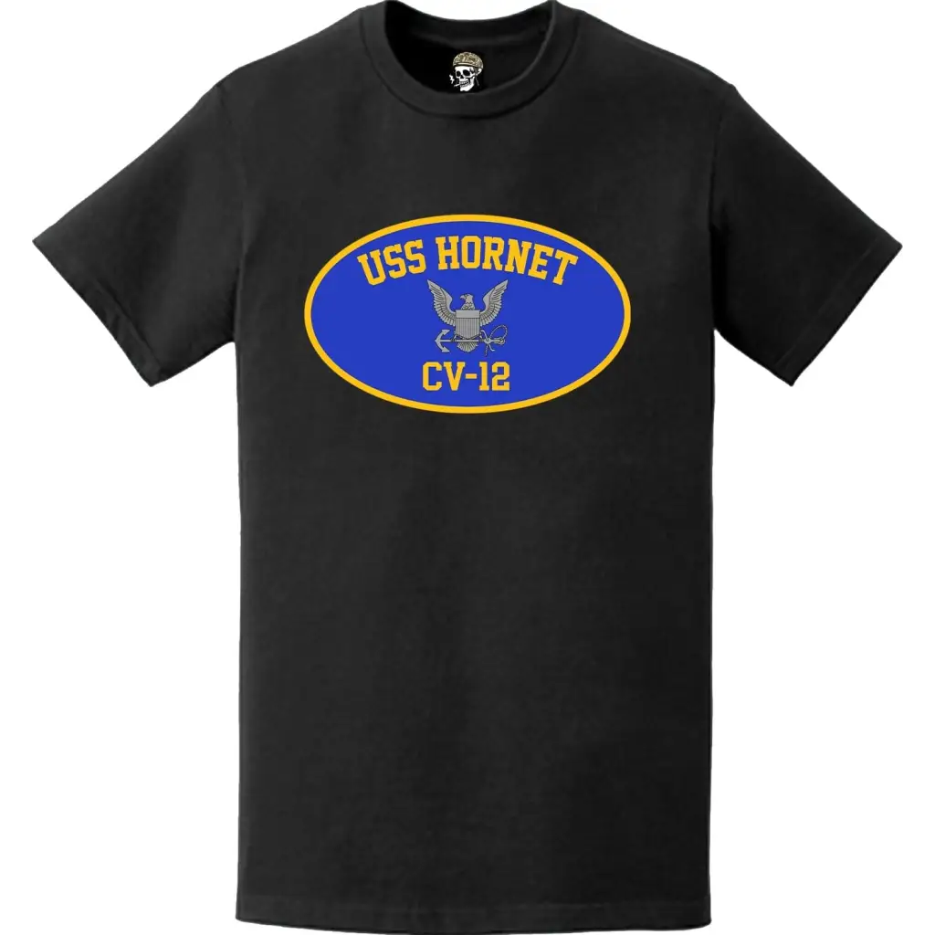 USS Hornet (CV-12) Aircraft Carrier T-Shirt Tactically Acquired   
