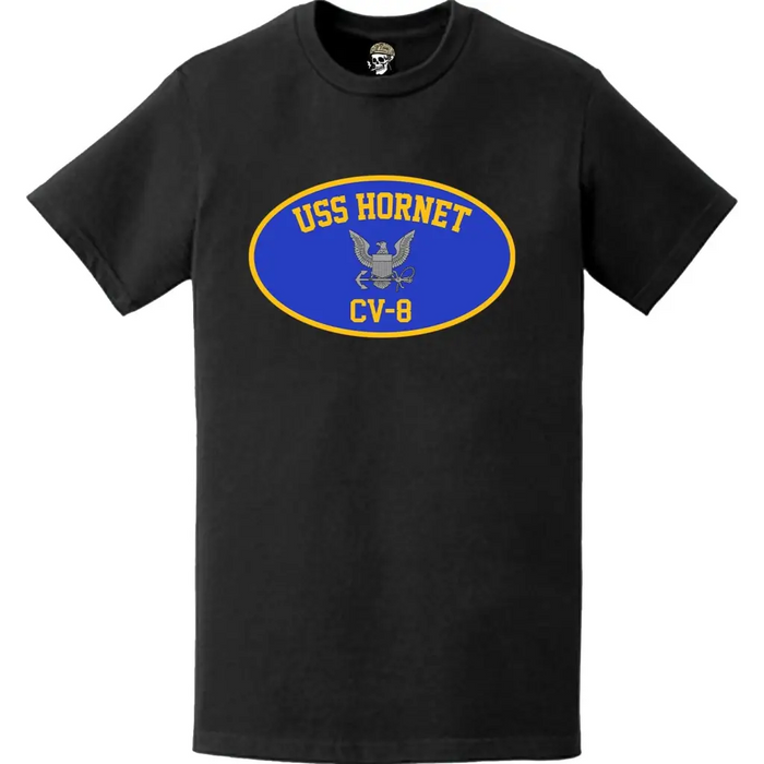 USS Hornet (CV-8) Aircraft Carrier T-Shirt Tactically Acquired   