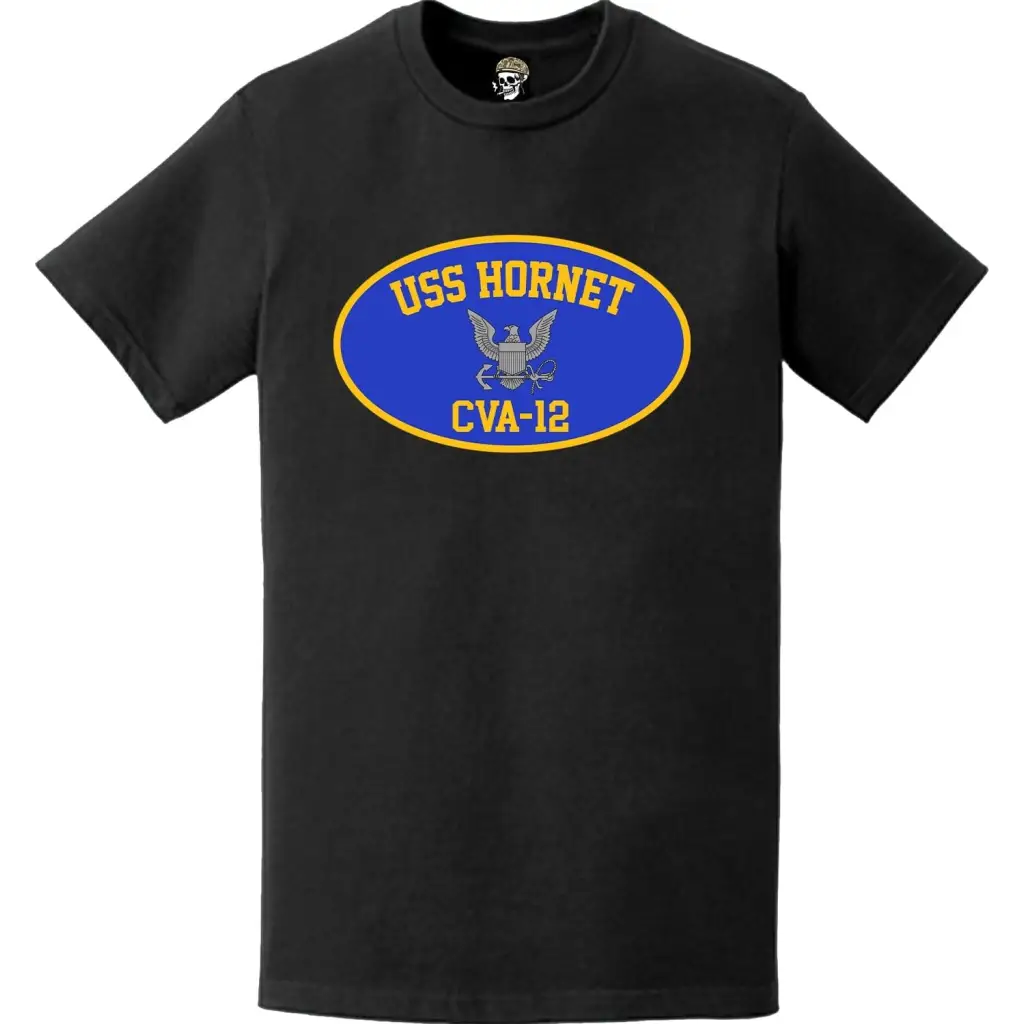 USS Hornet (CVA-12) Aircraft Carrier T-Shirt Tactically Acquired   
