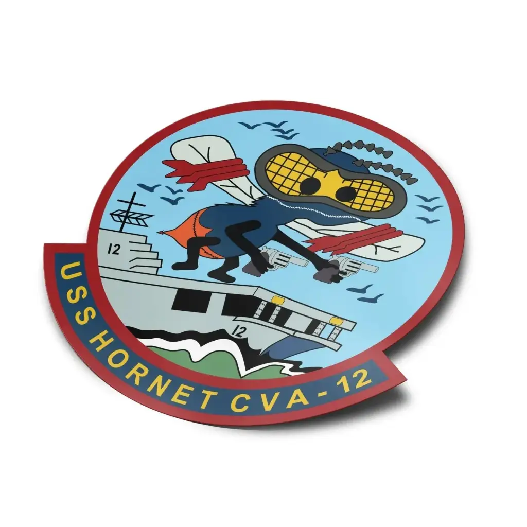 USS Hornet (CVA-12) Die-Cut Vinyl Sticker Decal Tactically Acquired   