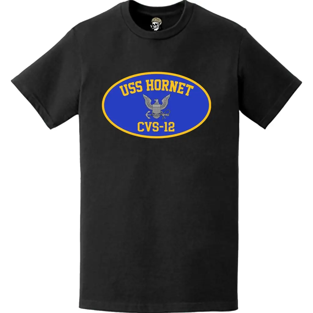 USS Hornet (CVS-12) Aircraft Carrier T-Shirt Tactically Acquired   