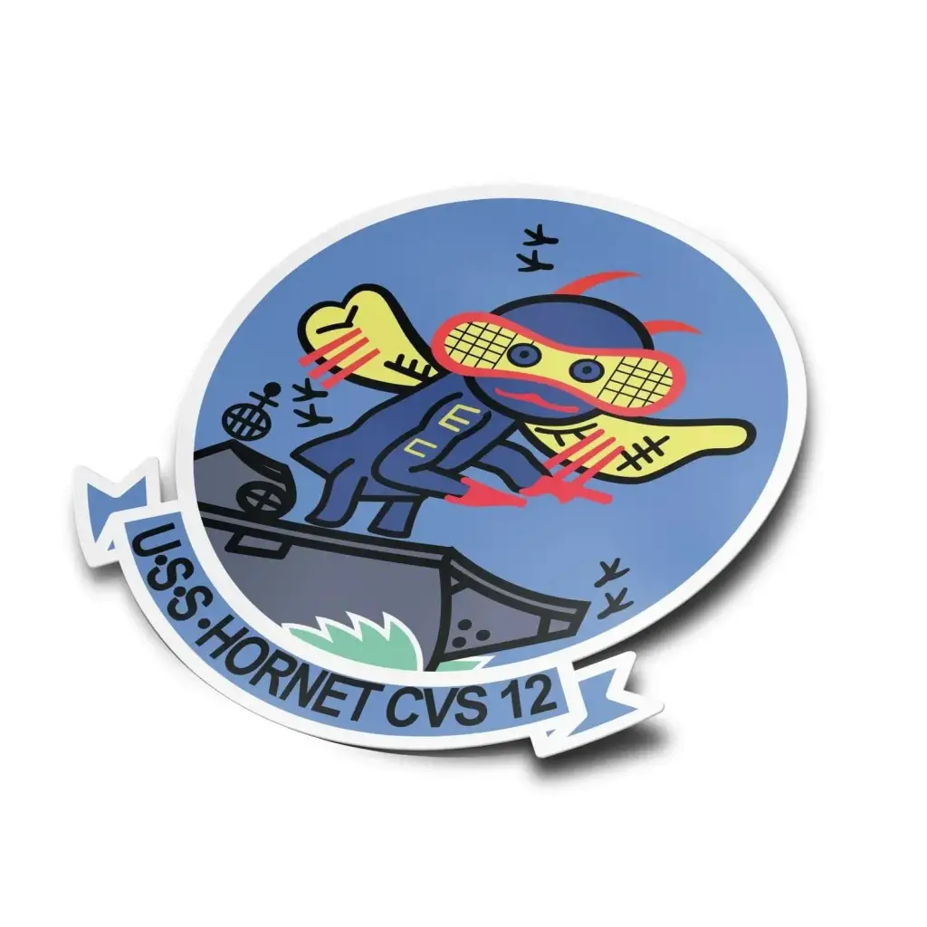 USS Hornet (CVS-12) Die-Cut Vinyl Sticker Decal Tactically Acquired   