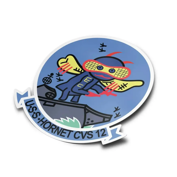 USS Hornet (CVS-12) Die-Cut Vinyl Sticker Decal Tactically Acquired   