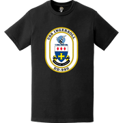 USS Ingersoll (DD-990) Ship's Crest Logo T-Shirt Tactically Acquired   