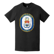 USS Ingraham (FFG-61) Logo Emblem Distressed T-Shirt Tactically Acquired   