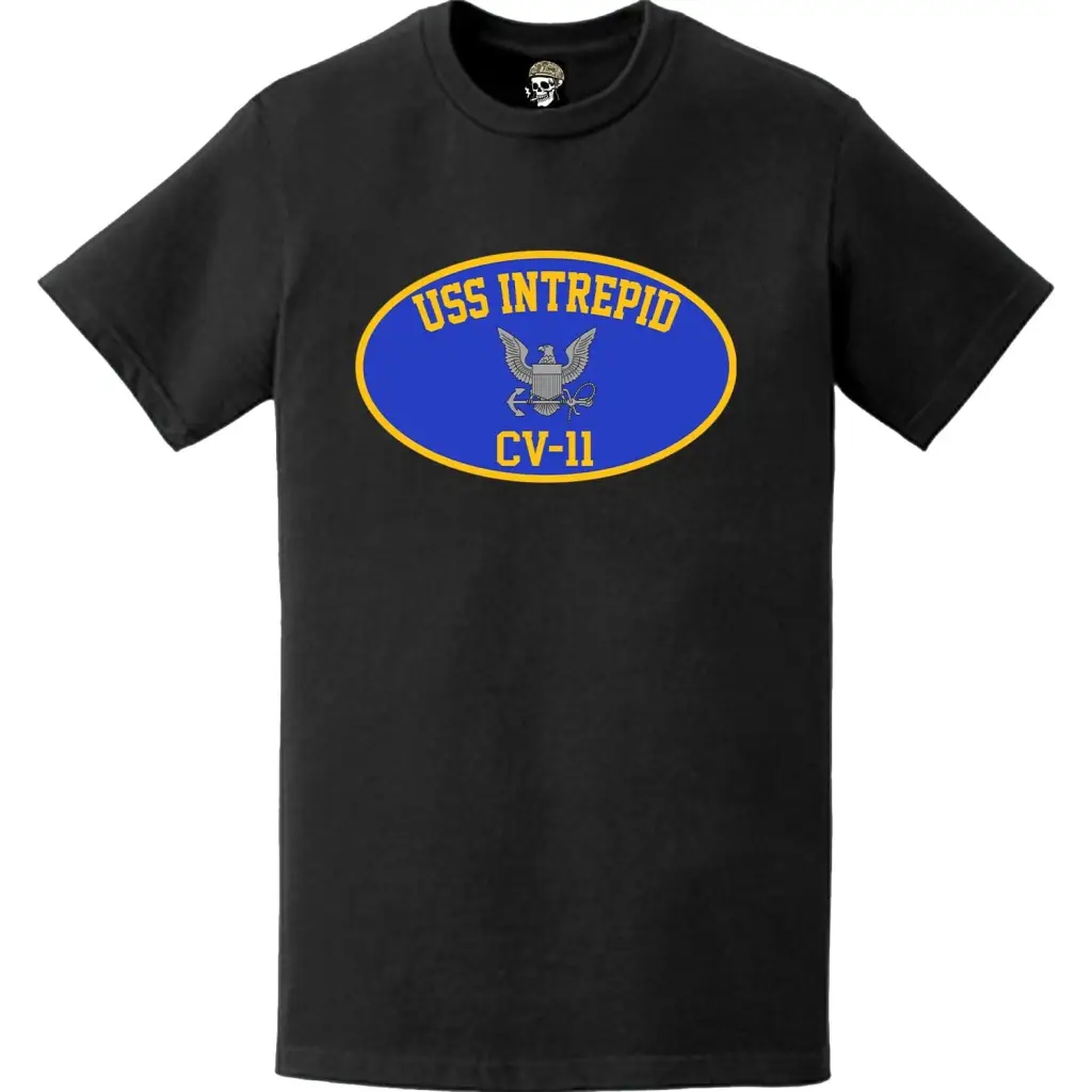 USS Intrepid (CV-11) Aircraft Carrier T-Shirt Tactically Acquired   