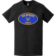 USS Intrepid (CVA-11) Aircraft Carrier T-Shirt Tactically Acquired   