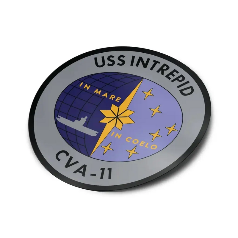 USS Intrepid (CVA-11) Die-Cut Vinyl Sticker Decal